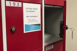 Schliessfach zur Ausleihe